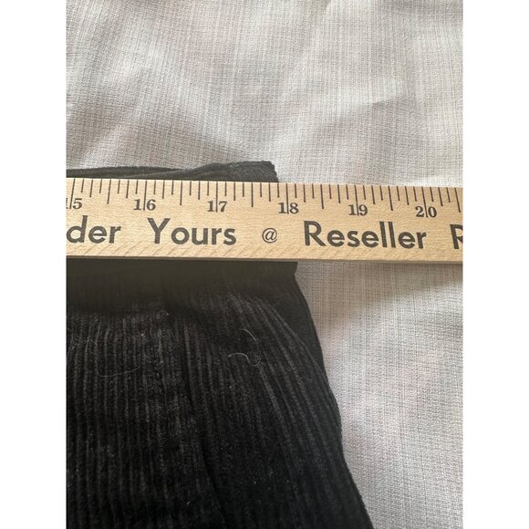 Claiborne Mens Black Corduroy Pants 36x32 100% Cotton Normcore Preppy Academia - Picture 4 of 5